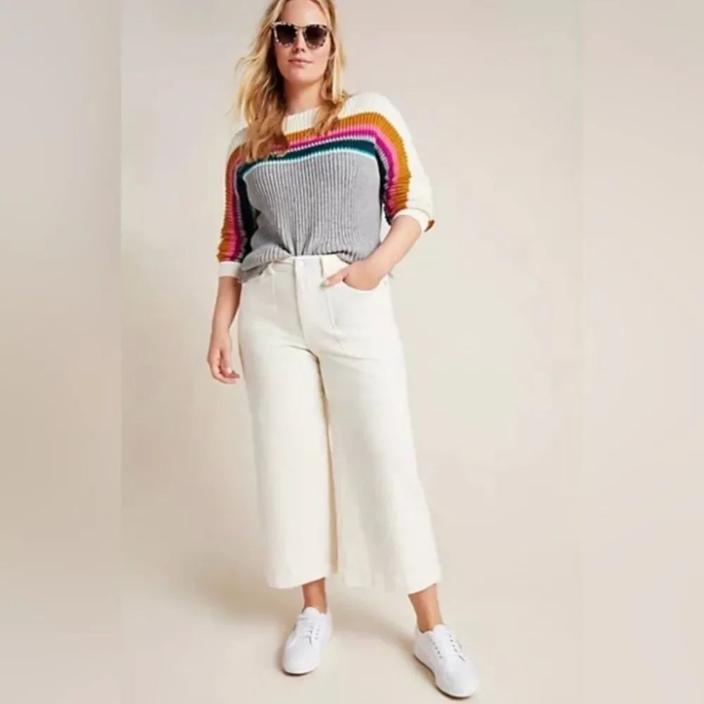 DL1961 x Mariana Hewitt Hepburn High Rise Wide Leg Jeans in Sutter
